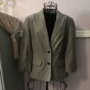 Women’s Banana Republic Grey Stretch Blazer Size 0